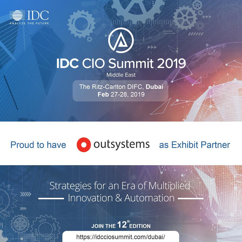 Attending IDC CIO Summit Dubai? We would... The LowCode Show