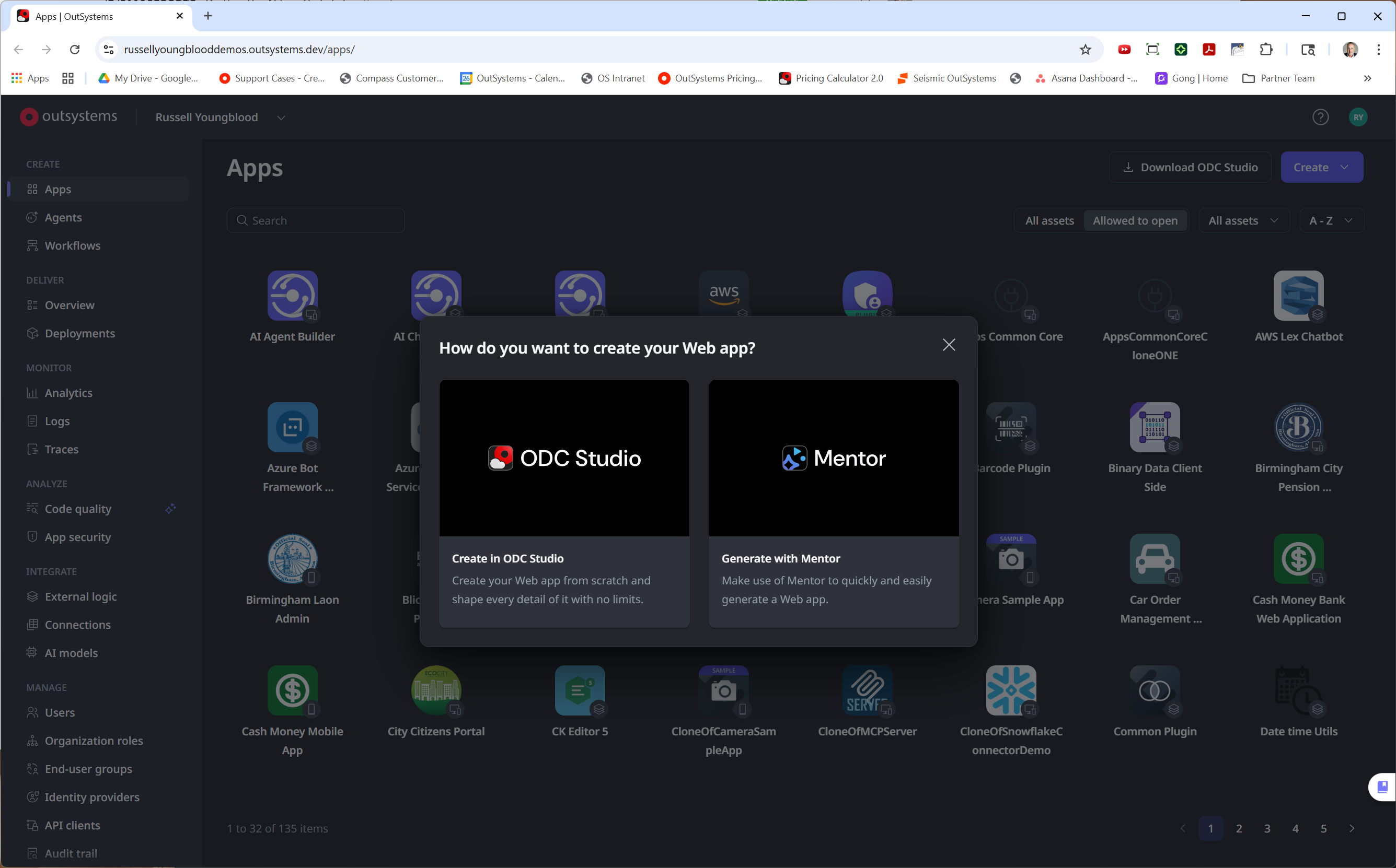 OutSystems AI Agent Workbench